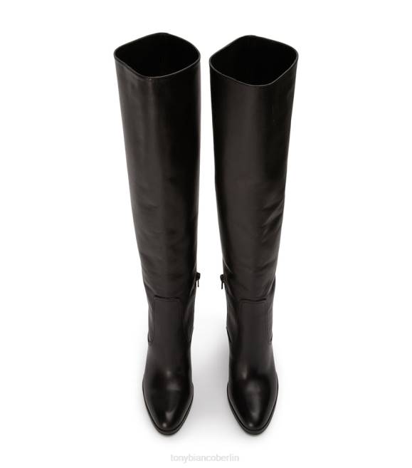 kniehohe Stiefel| de Tony Bianco Frauen heiße Wadenstiefel schwarze Komo 4624396